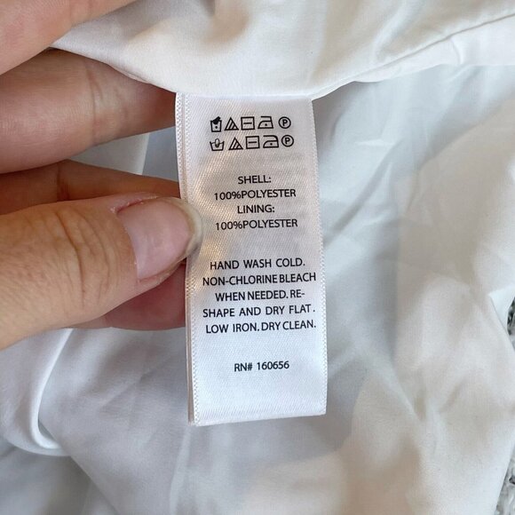 Rachel Zoe Tweed Button Up Mini Dress Womens Size 8 White Short Sleeve NEW - Picture 8 of 15